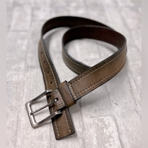 Original Penguin brown casual belt sz 40/100 large - Picture 1 of 7